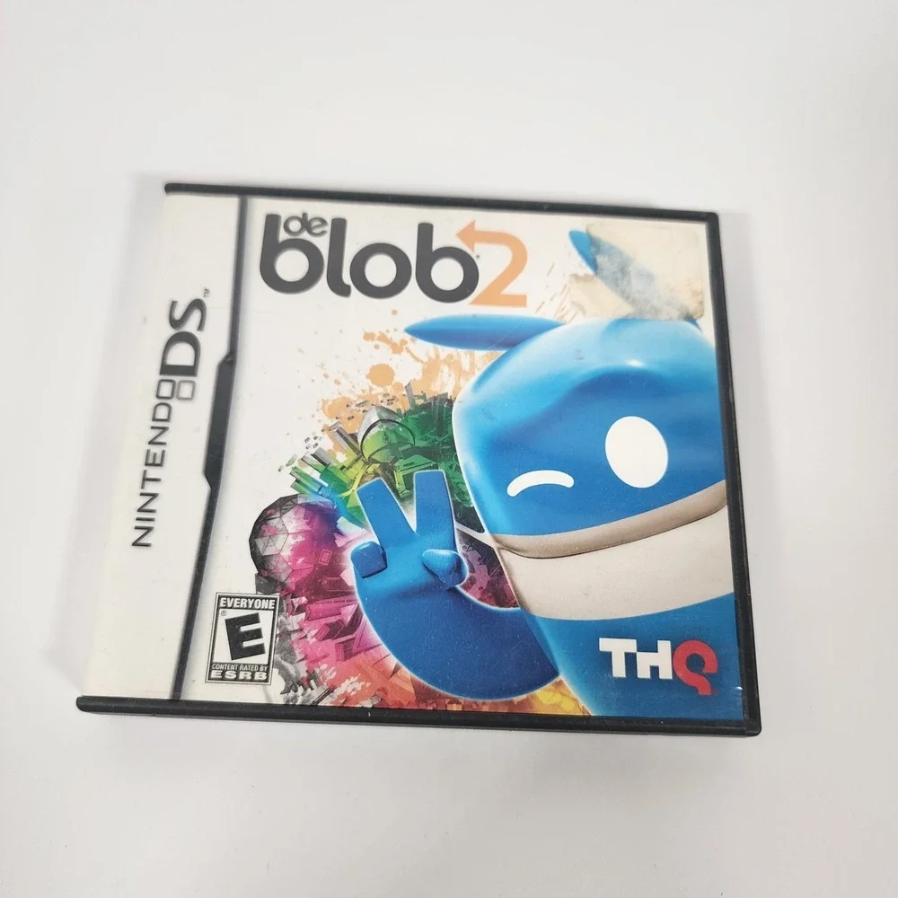 De Blob 2 (Nintendo DS, 2011) Game And Case, Tested And Working